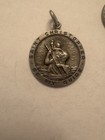 Vintage Medals   Pendants - St  Christopher  Francis  Christ - Sterling  Pewter