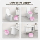 3 In 1 Potty Training Toilet Toddler Seat Step Stool For Boys Girls Pink