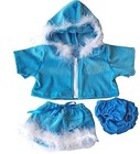 Blue Princess Sparkle Outfit Teddy Bear Clothes Fits Most 14  - 18  Build-a-bear