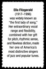 Ella Fitzgerald Stamp Black Heritage  African American  Jazz  Swing   Pop Singer