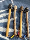 Native American Four Directions Traditional Ceremonial Hand Drum Sticks  4 Count