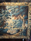 Gorgeous Gold   Blue Aubusson Tapestry Reproduction 100  Pure Cotton Sateen