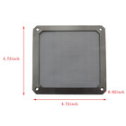 4pcs 120mm Pc Fan Dust Filter Magnetic Frame Computer Fan Grills Dust Mesh Pc Co