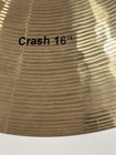 Euc Paiste 16    Crash Cymbal Made In Switzerland Est 1164 Grams