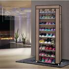 Dustproof 9 Layer Shoes Cabinet Storage Organizer Shoe Rack Free Standing Space