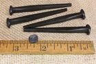 2 1 2  Rosehead Nails Antique Spikes Square Wrought Iron Rustic Decorative Look