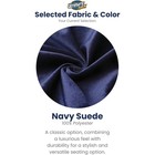 Ultimate Sack 6 Ft Foam Suede Covered Bean Bag Chair W footstool  open Box 