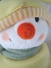 Russ Melton Yellow Snowman On Skates Plush 16  Nwt