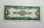 1923  1 Silver Certificate Horse Blanket Blue Seal Large Size Nice Crisp Note
