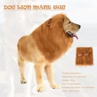 Dog Lion Mane Costume With Ears halloween Lion Mane Wig Costume For Medium To   
