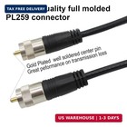Rg8x Jumper Cable 6ft  2 Pack Pl259 Coaxial Jumper  Cb Coax Cable For Cb Radio 