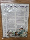 Vintage 1970s Embroidery Kit Ocean Medley Shell Mermaid Fish Athena Crafts