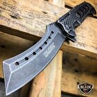 9  Tactical Razor Cleaver Style Spring Open Assisted Folding Pocket Knife Blade
