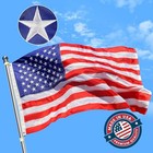 Small American Flag 2x3 Ft  100  Made In Usa Flag For Outside  Embroidered Us
