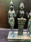 Vintage Set Of An Ancient Egyptian Family   Isis - Horus - Osiris  