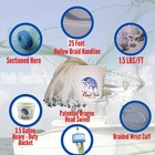Bait Buster Cast Net - 3 16  Sq  Glass Minnow Mesh  1 5 Lb ft 