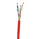 Cat6 Cmp Plenum Ethernet Cable     1000 Ft Pull-box  red 