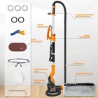 Electric Drywall Sander  1050w  With Vacuum  Heavy Duty Drywall Sander With L   