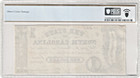 1862  1 Treasury Note Raleigh North Carolina Civil War Treasury Note Pcgs 63 Unc