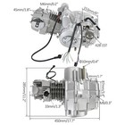 140cc Electric Start Semi-auto 3 1 Reverse Engine Motor Kit For Atv Taotao Buggy