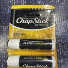 6x Chapstick Classic Regular Flavor Skin Protectant Lip Balm Tube -free Shipping