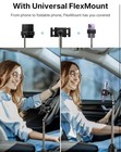 Cup Holder Phone Mount Compatible With Variety Mobile Devices  Strong Metal