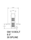 Gm 8 5  10 Bolt Full Steel Spool For Car Cases Only