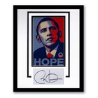 Barack Obama Autograph Signed 44th Us President Hope Framed 11x14 Display C Acoa