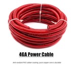 4 Gauge Car Audio Cable Amplifier Install Amp Rca Subwoofer Sub Wiring 2300w