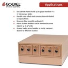 Boekel 141001 Modular Slide Storage Cabinet 15-3 4  W X 18-3 4  D X 2-3 4  H