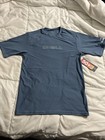 O neill Men s Skins Upf 50  Short Sleeve Sun Shirt Dusty Blue Size M  Nwt