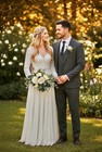 Ivory Rose Bridal Bouquet  Greenery Wedding Bouquet  Silk Flower Bouquet