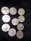 Washington Quarters 90 Silver Lot Of 10