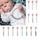 Dummy Clip - Pacifier Chain - Soother Holder - Baby Bink-y Band - Beaded Clips