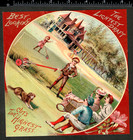 1880 s Tennis Frances Folsom Pres Cleveland Sport Lawn Mower Trade Card Sr f tlm