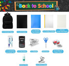 81 Pcs School Supply Kit With Backpack Back To School Supplies Bundle Bulk Schoo