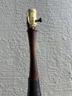Mid Century Danish Modern Table Lamp Teak Ceramic Pottery 60s Vintage Mcm