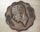 1938 Iraq 10 Fils Bronze