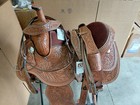 Western Saddle Barrel Racing Pleasure Leather Horse Trail Tack Set 15 16 17 18