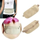 Blocking Travel Money Belt Hidden Waist Pouch Passport Cash Cards Men Women Bag