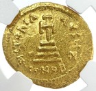 613-641 Ad Gold Byzantine Av Solidus Heraclius   Constantine Coin Ngc Choice Au