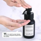 Black Soap Dispenser Wall Mount For Bathroom - 8 5 Oz Glass Hand Soap