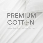Cotton Sheets King Size 18 Inch Deep Pocket King Sheets Hotel Luxury Soft Whi   