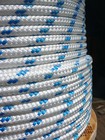 Novatech Xle Halyard Sheet Line  Dacron Sailboat Rope 7 16  X 150  White blue