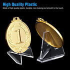 10x Coin Display Stands Paper Trading Card Easel Small Size Holder Clear Plastic
