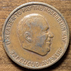 1914 Cleveland Ohio Rosenblum Clothing Store Pre Wwii Swastika Good Luck Token