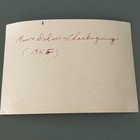 1950s Thanksgiving Dinner Real Photo Snapshot 1955 Vintage P22