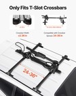 Vevor Folding Roof Top Bike Rack Heavy Duty Car Bicycle Upright Mount Rack Lock