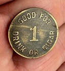 Alley Saloon J h  Paige Butte Montana Trade Token