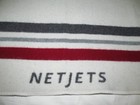 Netjets Qs  member Exclusive  Faribault Wool Blanket Airline Private Jet Plane